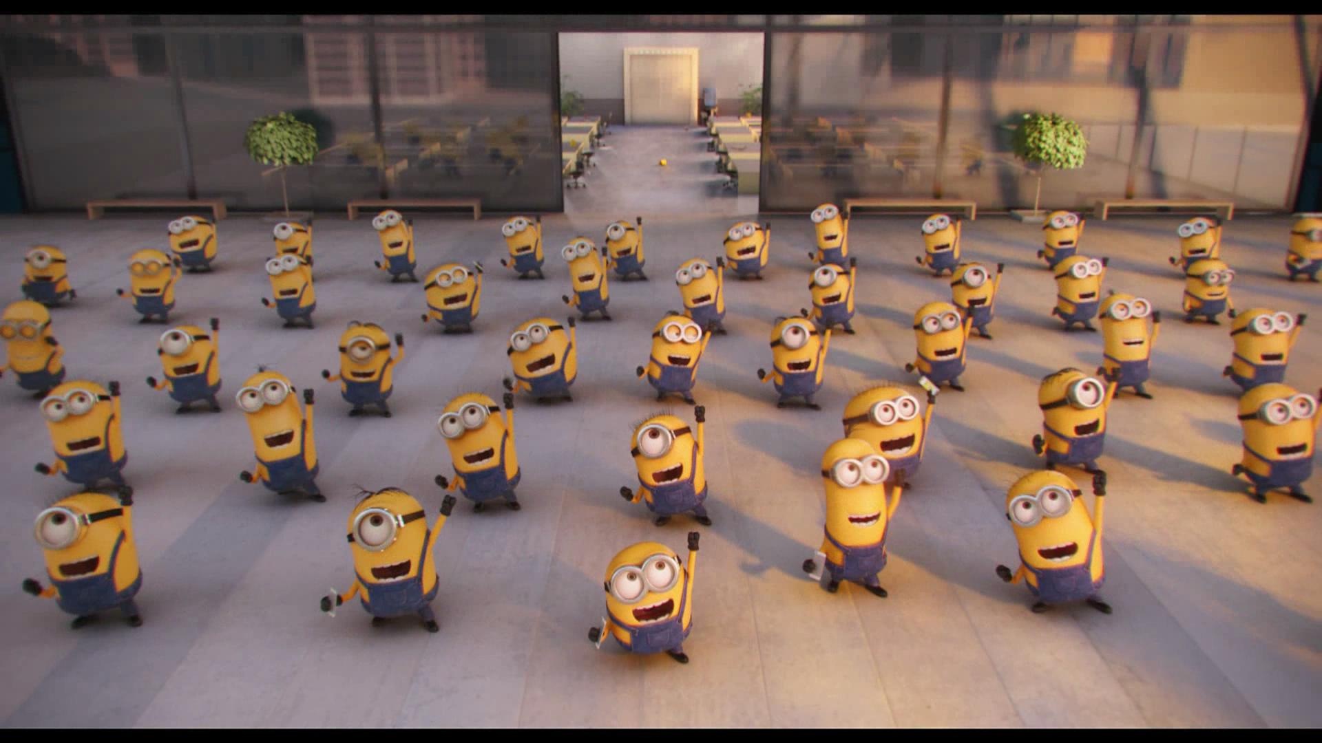 小黄人唱《嘻唰唰》歌声洗脑舞姿动感 萌出新境界_滚动新闻_电影网_1905.com