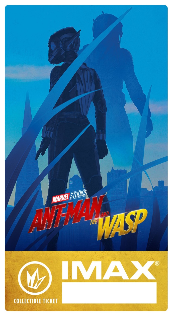 《蚁人2》曝特供版IMAX票根 比正式版海报还好看