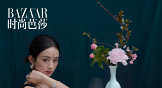 赵丽颖解锁夏日繁花大片 演绎繁华簇拥的复古女王