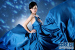 陈美行蓝色妖姬写真曝光 冷艳梦幻尽显妩媚
