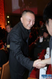 中國(guó)電影集團(tuán)公司董事長(zhǎng)韓三平微笑現(xiàn)身觀眾席