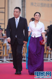 《趙氏孤兒》劇組亮相 陳凱歌、陳紅夫婦秀親密