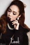 少女时代Jessica拍写真 烟熏妆复古女神范儿足