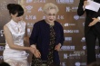 知名老艺术家秦怡亲临现场 白发苍苍和蔼可亲