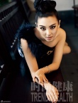 張雨綺挺婀娜身姿拍寫真 散原始誘惑力眼神迷人