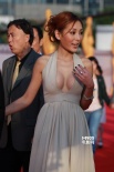 百花紅毯：何佩瑜真空秀雪乳 Miumiu黃金八字奶
