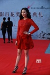 小宋佳红色镂空短裙惊艳红毯 秀长腿风姿绰约