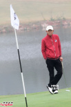 王志文醉駕事件后首度現(xiàn)身 攜妻兒高調(diào)打高爾夫