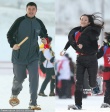与姚明齐为特奥会打气 章子怡雪地狂奔潇洒动人