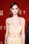 周楚楚薄纱透视露半臀 JessicaC中空礼服秀豪乳
