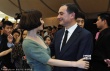 范冰冰BOBO頭秀乳溝顯嬌俏 與老外相擁顯親密