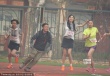 楊冪身穿短裙拍《小時代3》 不顧身孕又跑又跳