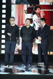 “香港金牌编剧”宣传新作 庄文强与麦兆辉抢镜