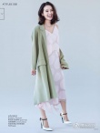 劉詩詩淡雅小清新雜志寫真 口咬玫瑰香肩微露