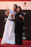 “日剧女王”常盘贵子长裙登场 面露微笑显谦和