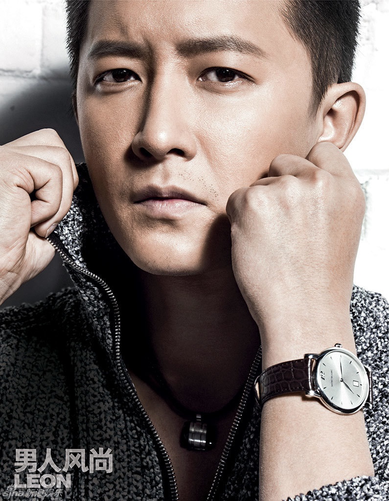 韩庚炫酷造型登封面 笑言:我就是《变4》彩蛋