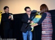 动画片《辰巳》发布会 加藤夏希献花邱金海导演