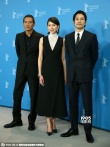 《天之茶助》柏林发布会 主演大野丝清纯美丽