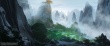 《功夫熊猫3》场景概念图 熊猫隐居地如世外桃源