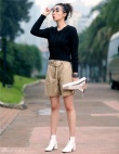 宋佳時尚街拍寫真曝光 優(yōu)雅露美腿女人味十足