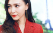 唐嫣时尚大片甜美出镜 复古红唇美艳妩媚动人