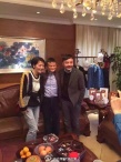 马云参观湖南卫视 汪涵与电视台高层亲自接待
