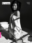 陳妍希拍黑白色系寫真尺度大開 美背香肩秀性感