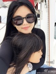 李湘帶愛女王詩齡出海 Angela頭戴花朵學釣魚