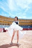 鼻血横流！偶像女团SNH48成员西班牙秀白皙长腿
