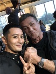 黄晓明“拜师”史泰龙 正式加盟《金蝉脱壳2》