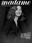 于佩爾黑白大片登上法國《Madame Figaro》封面