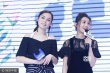 阿嬌戀情曝光后與阿Sa合體 性感露肚裝露甜蜜笑容