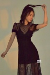 柳巖新寫真蕾絲黑裙嬌俏性感 手舞足蹈如精靈舞動