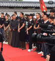 网曝唐嫣新剧开工路透图 化浓妆四肢纤细不见孕肚