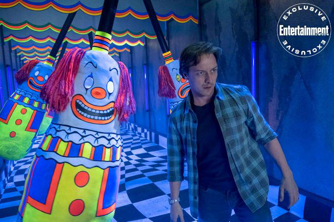 《小丑回魂2》再发剧照 詹姆斯·麦卡沃伊直面恐惧