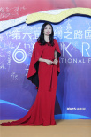 姚晨亮相丝绸之路电影节红毯 红裙红唇闪耀夺目