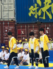《奔跑吧》曝新路透 蔡徐坤周震南双C同框游戏