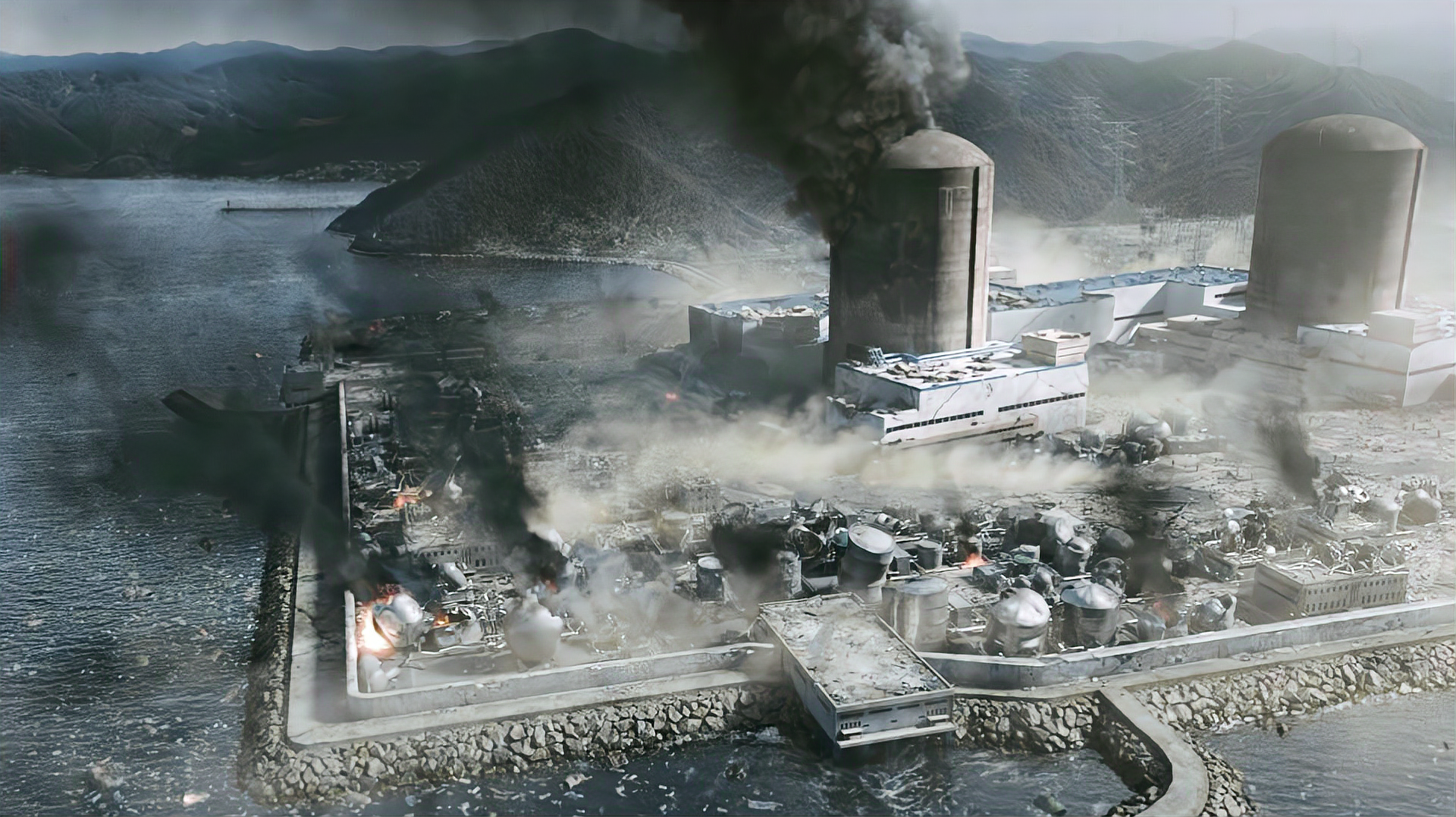 灾难片韩国核电站爆炸几十万人恐慌逃亡国家陷入崩溃边缘