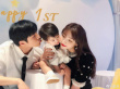 姜潮宣布老婆麥迪娜懷二胎 曬“一家四口”合照