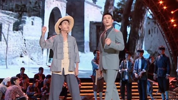 “嘎子”谢孟伟与小演员同框互动 共同演唱《小兵张嘎》主题曲