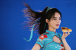 趙麗穎解鎖國風造型 穿短旗袍配高馬尾又甜又颯