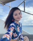 蔡卓妍曬度假自拍 穿印花露臍衫氣色超好狀態(tài)佳