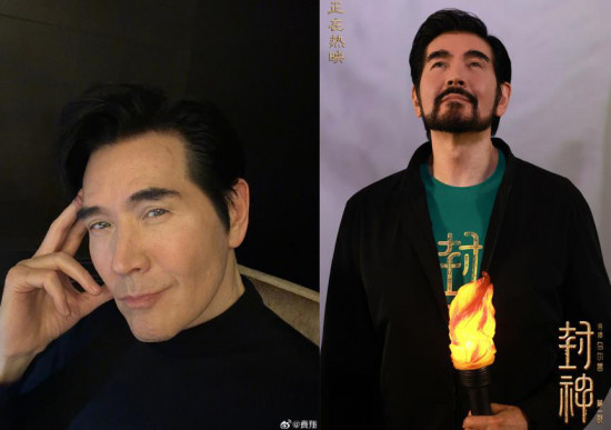 费翔晒自拍透露进组新电影 为新作刮胡子帅气依旧