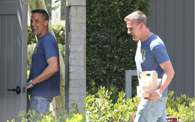 外卖侠回归！大本离婚后重拾笑容 上工陪娃两不误