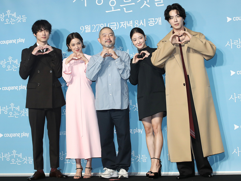 《爱过之后来临的》发布会 李世荣坂口健太郎亮相