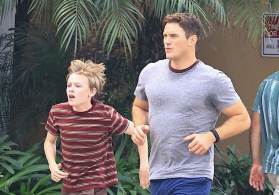 重回颜巅！克里斯·帕拉特拍摄《小勇士之路》路透