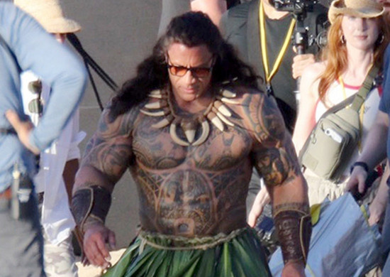 毛伊降临夏威夷！真人《海洋奇缘》道恩·强森路透