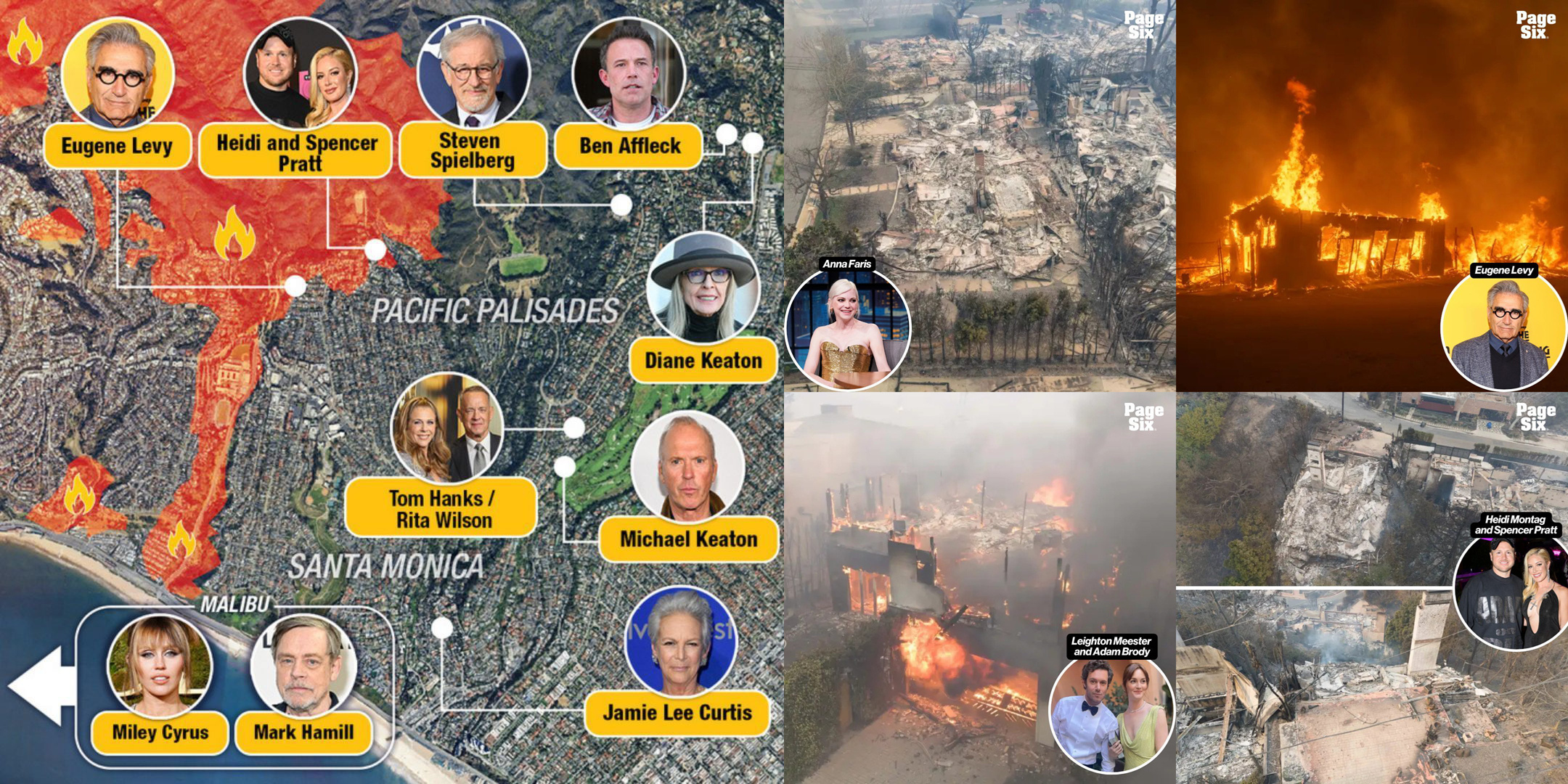 希尔顿等名人豪宅被烧毁 大本新置房产岌岌可危!