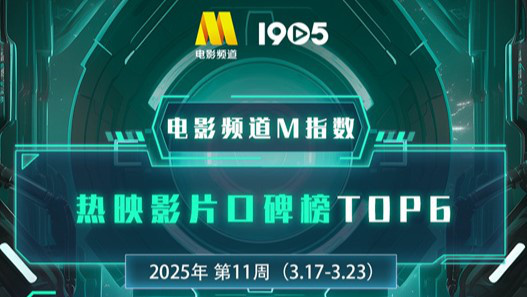 电影频道M指数2025年第11周热映影片口碑榜发布