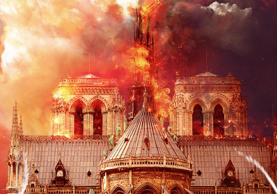 电影频道播出《燃烧的巴黎圣母院》 珍视历史遗产
